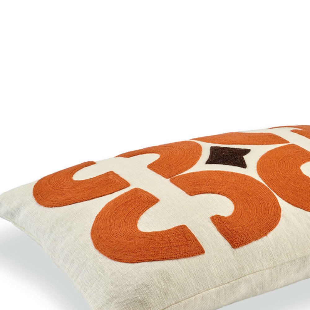 Bahia Corail, Coussin Elitis, 40cmx55cm Bahia Corail, Coussin Elitis, 40cmx55cm