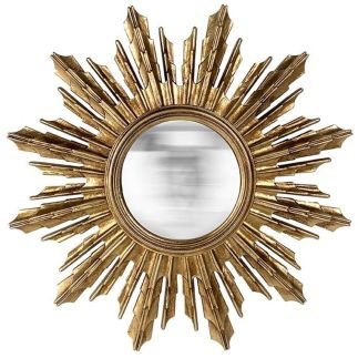 copy ofMIROIR CONVEXE DORE PLUMES DIAM 35CM