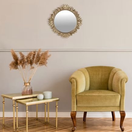 Soleil Feuilles doré, Miroir, Sélectionné par Hippotigre