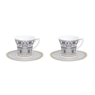 Palazzo, Easy Life, Coffret de 2 tasses à café,