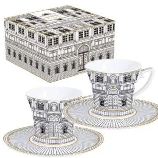 Palazzo, Easy Life, Coffret de 2 tasses à café,