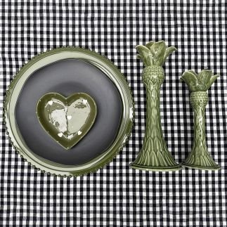 palmier, Bougeoir Vert