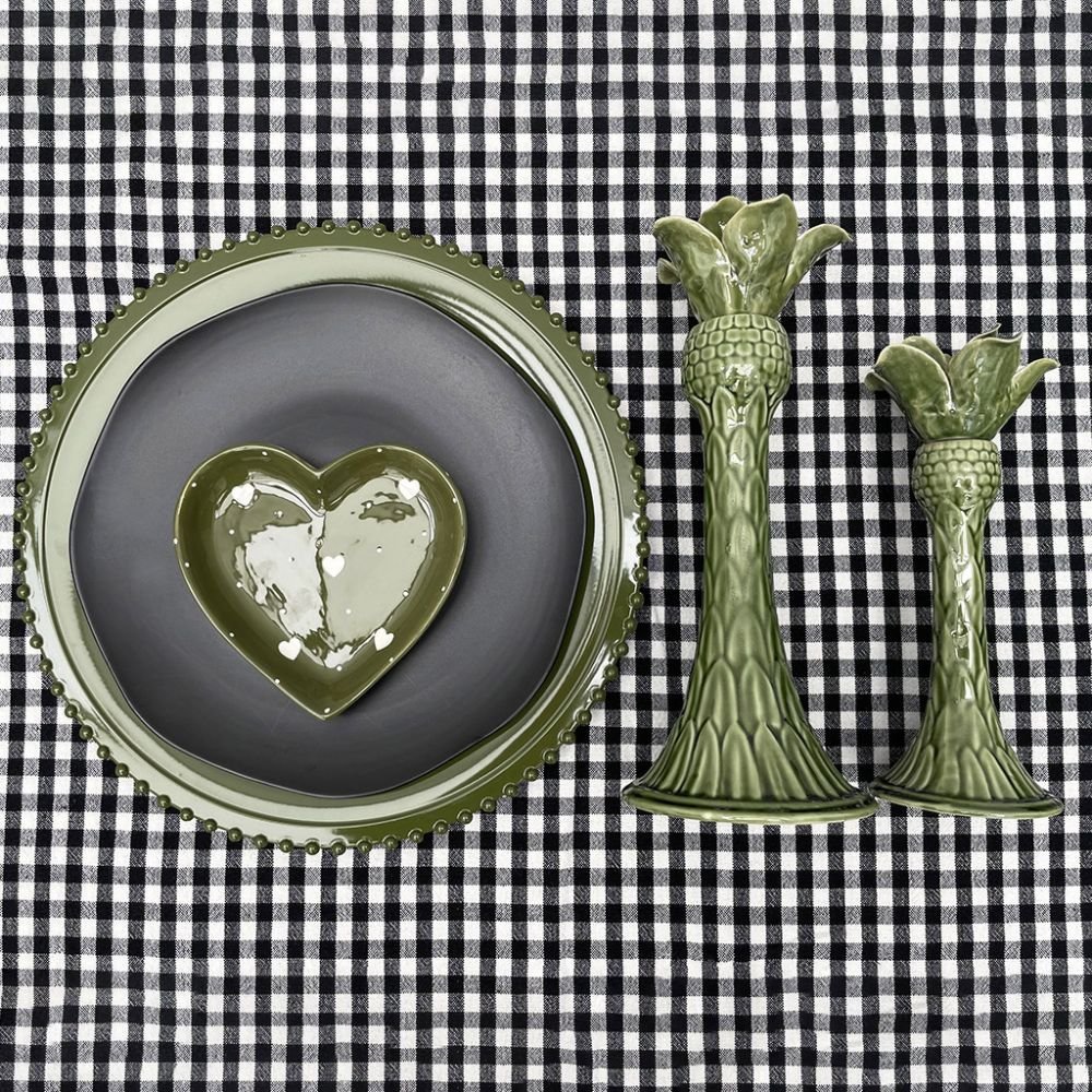 palmier, Bougeoir Vert