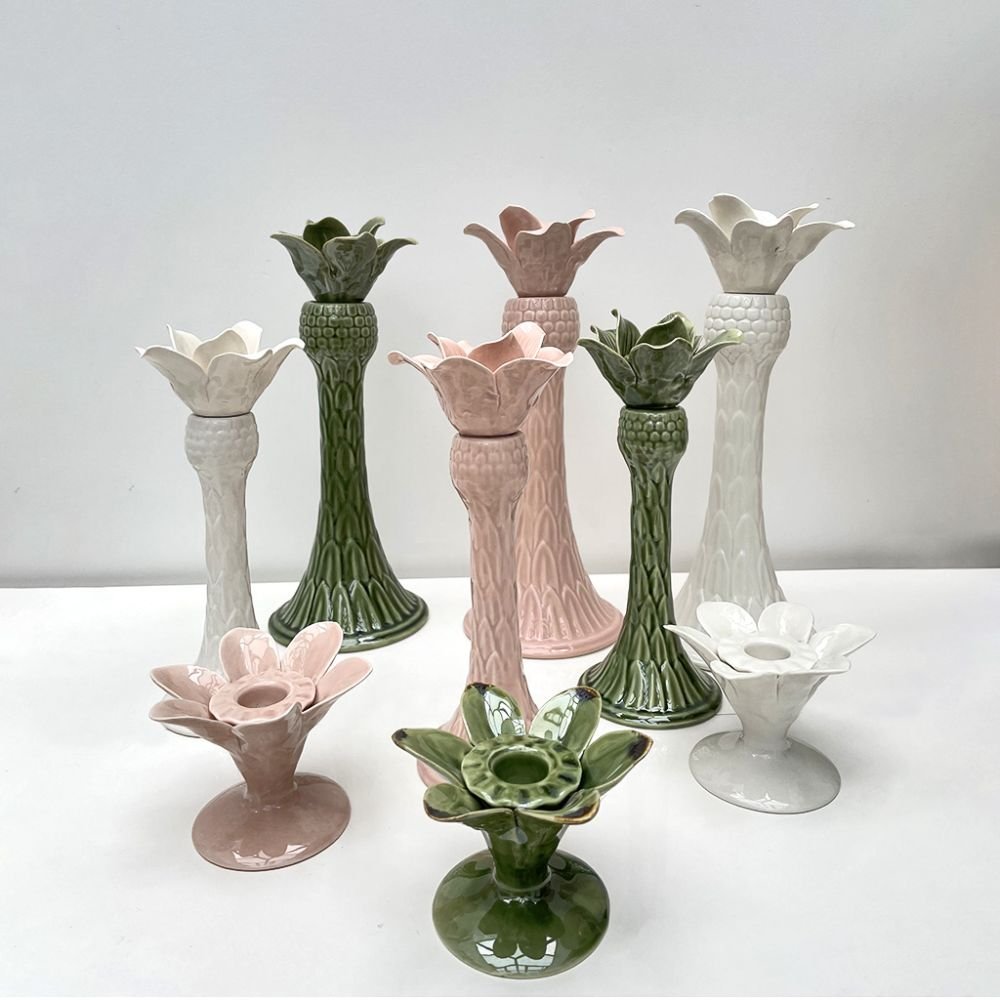 palmier, Bougeoir Vert