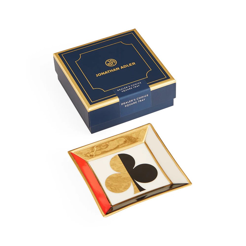 Dealer's Choice Square Tray, Jonathan Adler Dealer's Choice Square Tray, Jonathan Adler