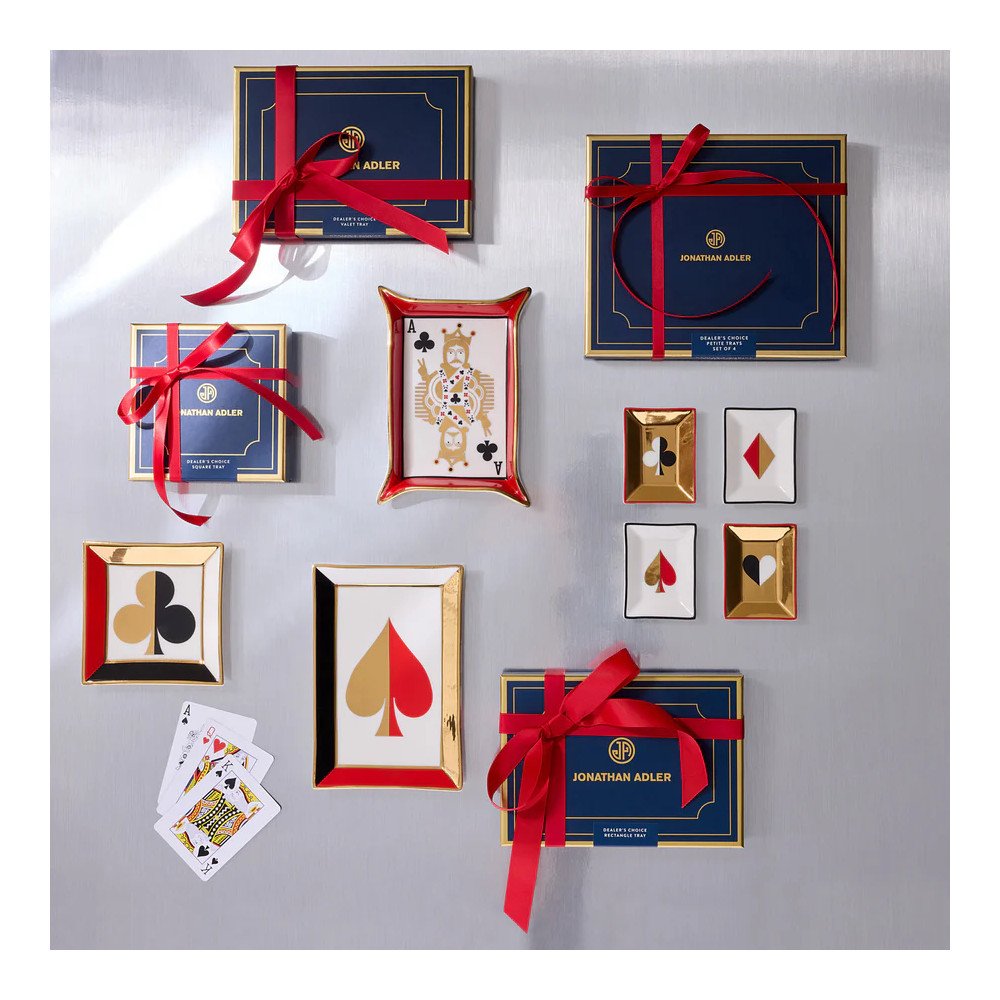 Dealer's Choice Square Tray, Jonathan Adler Dealer's Choice Square Tray, Jonathan Adler