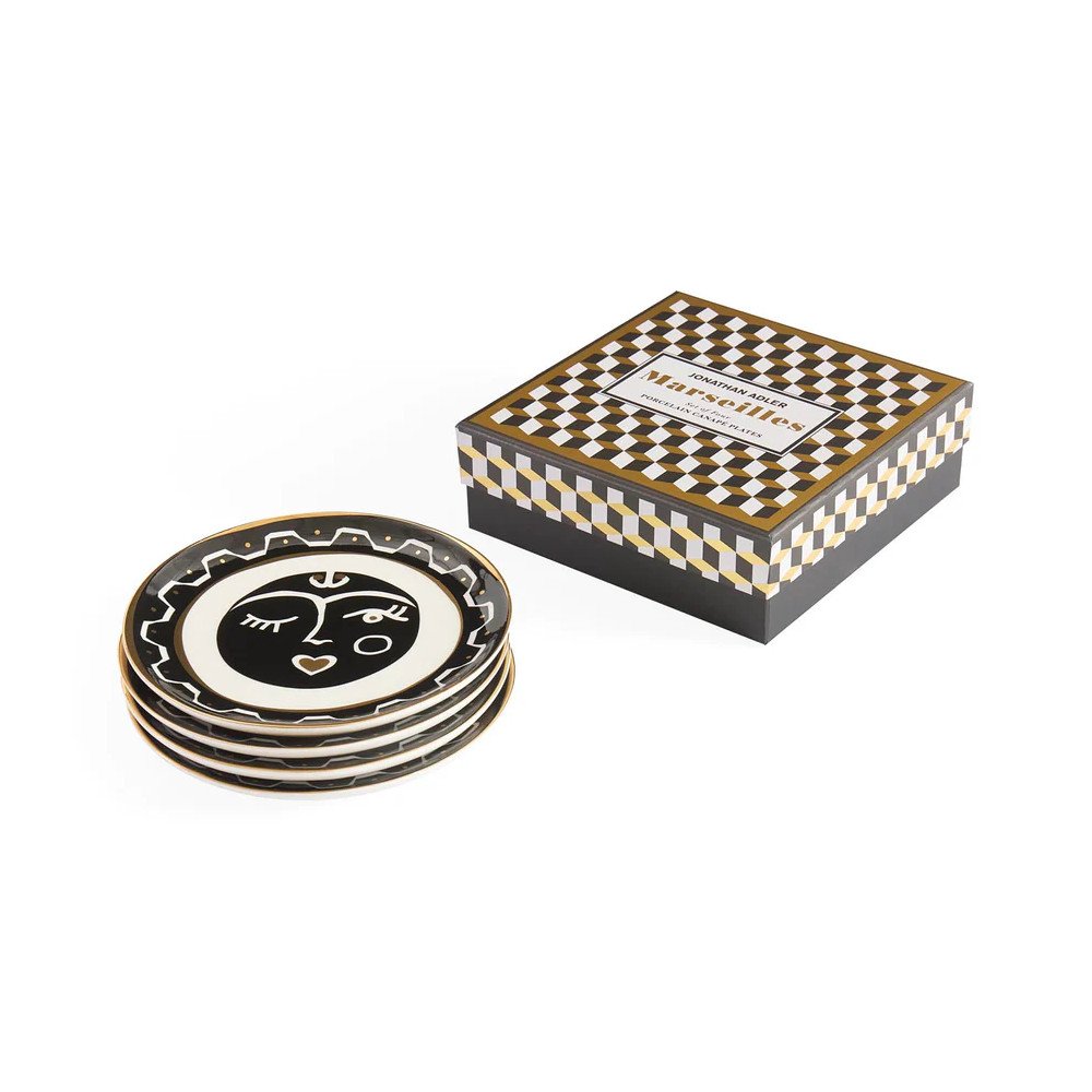 Marseilles, Set de 4 Petites Assiéttes Small Plate Set