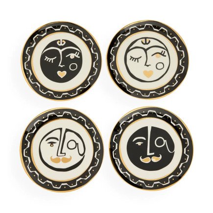 Marseilles, Set de 4 Petites Assiéttes Small Plate Set