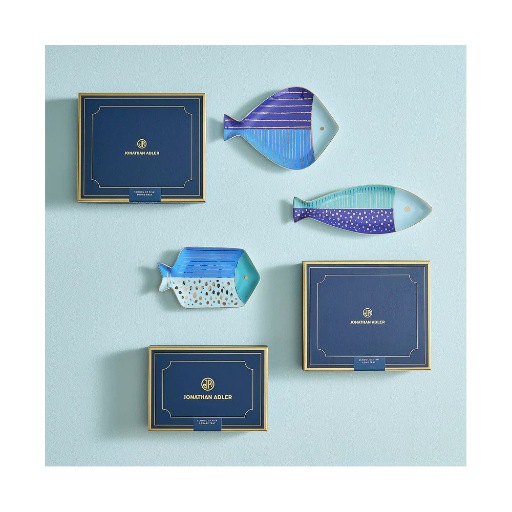 copy ofcopy ofVide-poche SCHOOL OF FISH (Long Tray), Jonathan Adler