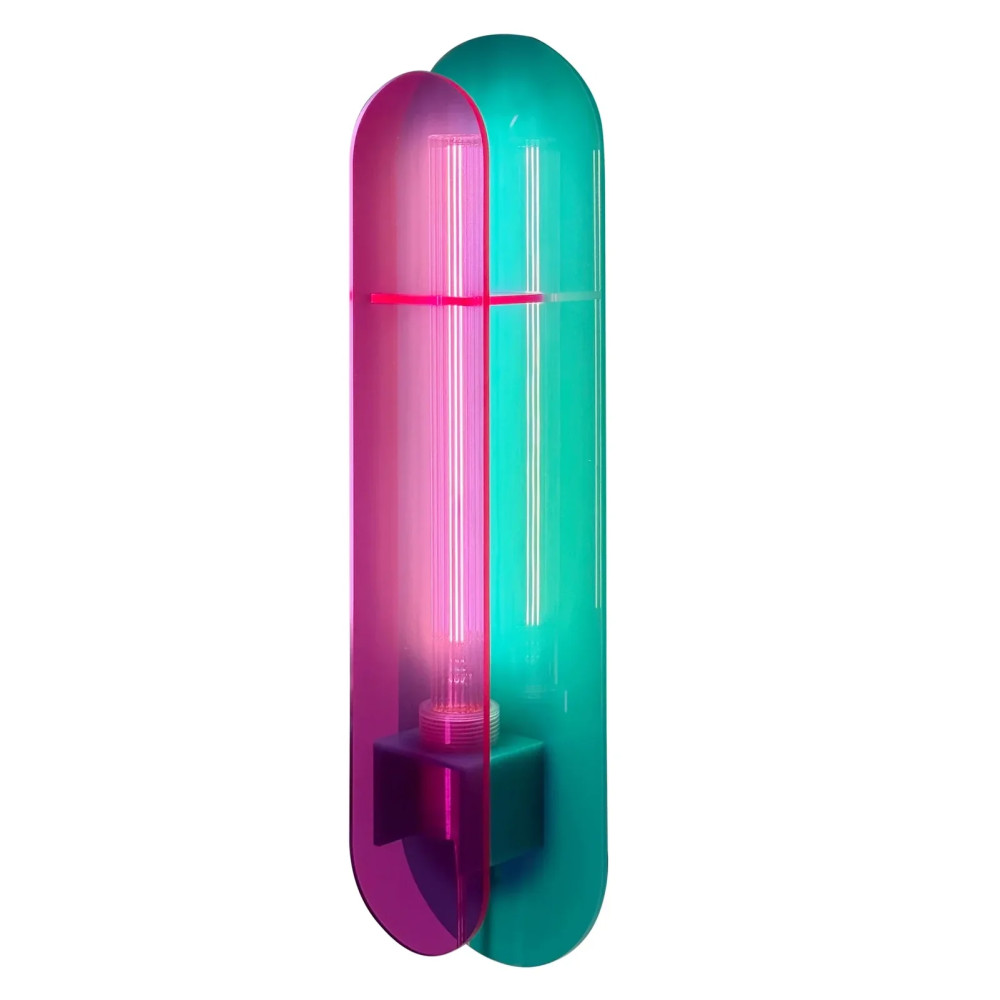 Andy, Applique Turquoise & Violet, Elements lighting