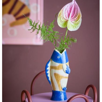 Irving, Vase Poisson Multicolore, Bloomingville