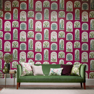 Terrariums, wallpaper, Sanderson