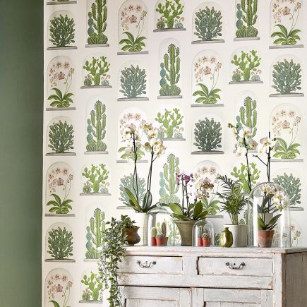 Terrariums, wallpaper, Sanderson