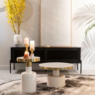 Glam, Coffee Table, White, Zuiver