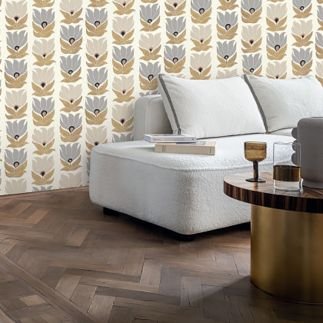 Dauphine, papier peint, Casamance