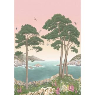 Coastline, panoramic wallpaper, Osborne & Little